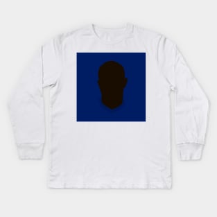 N'Golo Kanté Minimalistic Face Art Kids Long Sleeve T-Shirt